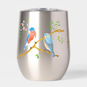 Bluebirts Staineless Steel Wine Tumbler (Vorderseite)
