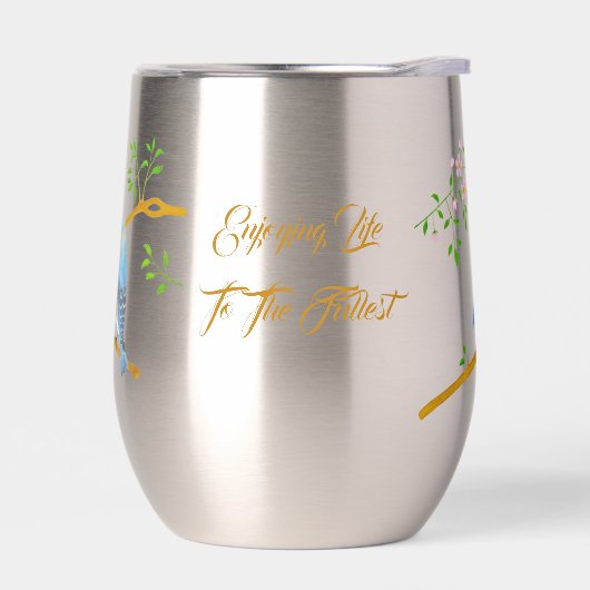 Bluebirts Staineless Steel Wine Tumbler (Links)