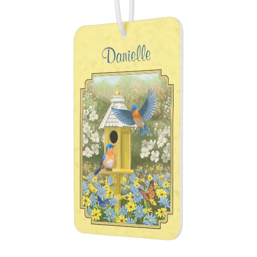 Bluebirts und Birnengelb Autolufterfrischer (Links)