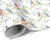 Bluebirts Weißbroschüre Geschenkpapier (Rolleneckpunkt)