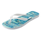 BlueBlast-Tarnmuster Badesandalen (Schrägansicht)