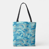 BlueBlast-Tarnmuster Tasche (Rückseite)