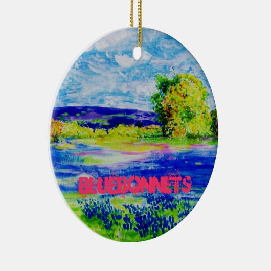 Bluebonets Keramik Ornament (Rechts)