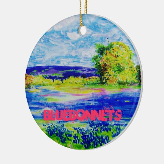 Bluebonets Keramik Ornament (Links)