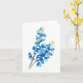 Bluebonnet 4 Blank Karte (Gelbe Blume)