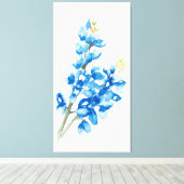 Bluebonnet 4 Stretched Canvas Print Leinwanddruck (Insitu (Holzboden))