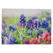 Bluebonnet auf einer Geschenk-Tasche Große Geschenktüte (Rückseite)