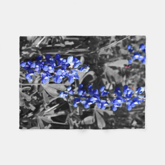 Bluebonnet-Blanket Fleecedecke (Vorderseite (Horizontal))