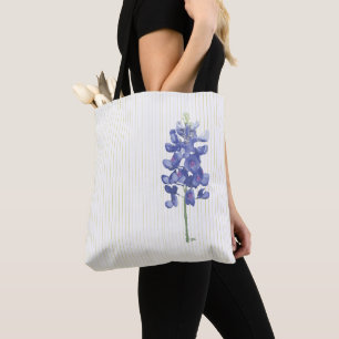 Bluebonnet, Blau, Lila, Wilde Blume Tasche