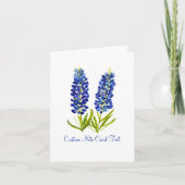 Bluebonnet Blume Texas Elegante Art (Vorderseite)