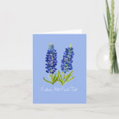 Bluebonnet Blume Texas Elegante Art (Vorderseite)