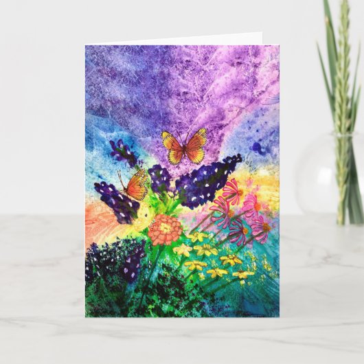 Bluebonnet-Blumenstrauß-12x18 Karte (Vorderseite)