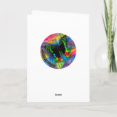 Bluebonnet-Blumenstrauß-12x18 Karte (Rückseite)