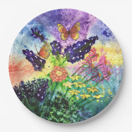 Bluebonnet-Blumenstrauß Pappteller