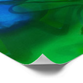 Bluebonnet Country Scenposter Poster (Ecke)