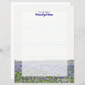 Bluebonnet-Fach-Papier (Vorne/Hinten)