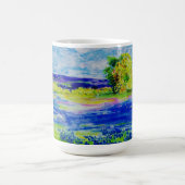Bluebonnet-Felder für immer Kaffeetasse (Mittel)