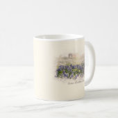 Bluebonnet Field Sketch Wasserfarbe Kaffeetasse (VorderseiteRechts)