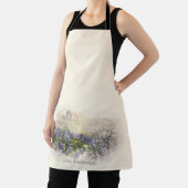 Bluebonnet Field Sketch Wasserfarbe Schürze (InSitu)