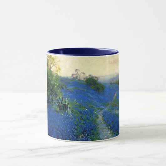 Bluebonnet Field von Julian Onderdonk Tasse (Zentrum)