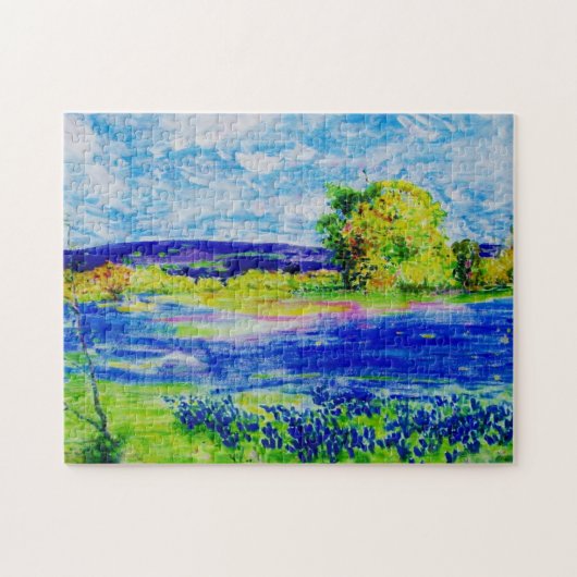Bluebonnet Fields Puzzle (Horizontal)
