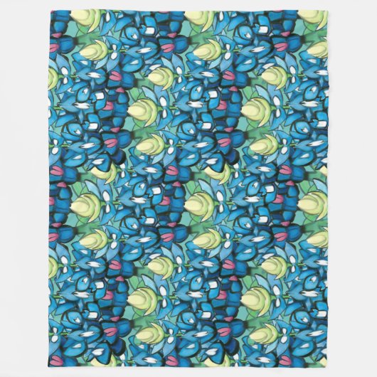 Bluebonnet Fleece Blanket (Vorderseite)