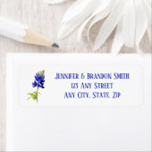 Bluebonnet Floral on White, Wedding (Insitu)