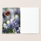 Bluebonnet Foil Card Folienkarte (Innenseite)