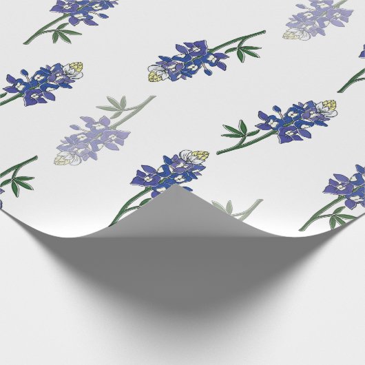 Bluebonnet Geschenkpapier (Ecke)