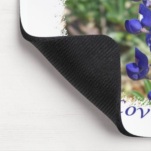 Bluebonnet "jemand in Texas-Lieben ich" Mousepad (Ecke)