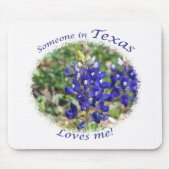 Bluebonnet "jemand in Texas-Lieben ich" Mousepad (Vorne)