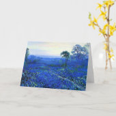 Bluebonnet Landschaft mit Cacti & Mountain Laurel Karte (Gelbe Blume)