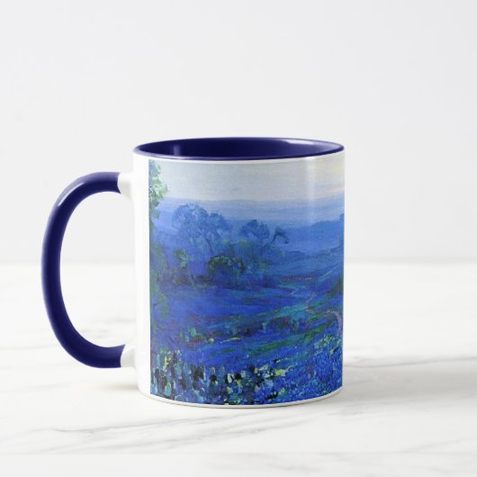 Bluebonnet Landschaft mit Cacti & Mountain Laurel Tasse (Links)