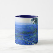 Bluebonnet Landschaft mit Cacti & Mountain Laurel Tasse (Zentrum)