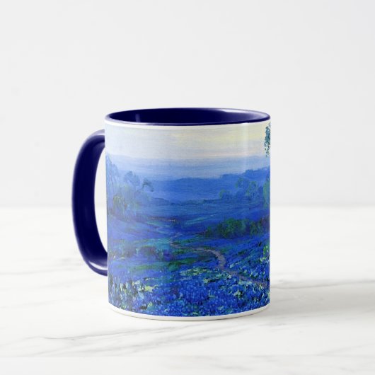 Bluebonnet Landschaft mit Cacti & Mountain Laurel Tasse (Vorderseite Links)