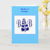 BlueBonnet-Logo Karte (Gelbe Blume)