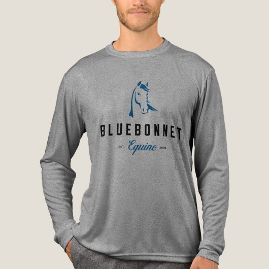 Bluebonnet Mens Long Sleeve T Shirt (Vorderseite)