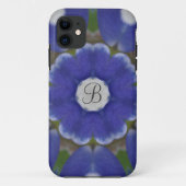 Bluebonnet Monogram Case-Mate iPhone Hülle (Rückseite)