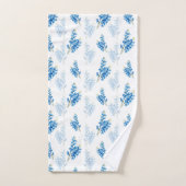 Bluebonnet-Muster Badhandtuch Set (Handtuch)