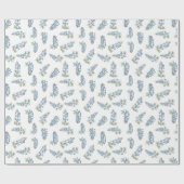 Bluebonnet Muster Geschenkpapier (Flach)