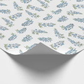 Bluebonnet Muster Geschenkpapier (Ecke)