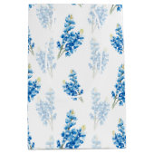 Bluebonnet Muster Große Geschenktasche Mittlere Geschenktüte (Vorderseite)