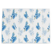 Bluebonnet Muster Große Geschenktüte (Vorderseite)