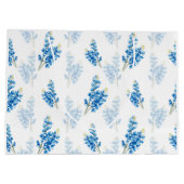 Bluebonnet Muster Große Geschenktüte (Rückseite)