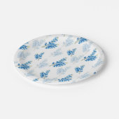 Bluebonnet Muster Pappteller (Schrägansicht)