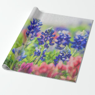 Bluebonnet-Packpapier Geschenkpapier