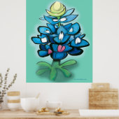 Bluebonnet Poster (Küche)