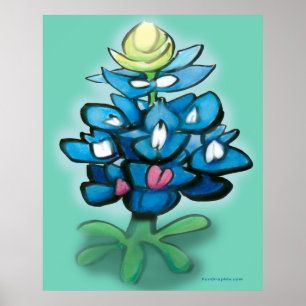 Bluebonnet Poster