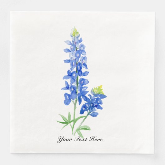 Bluebonnet Serviette (Vorderseite)