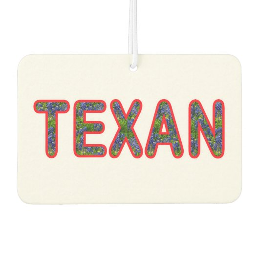 Bluebonnet Texan Autolufterfrischer (Vorderseite)
